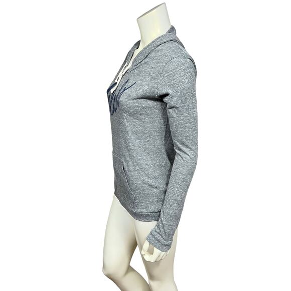 Jupmode Toledo Graphic Hoodie Gray Lightweight Cotton Blend Size L Athletic - Picture 4 of 9